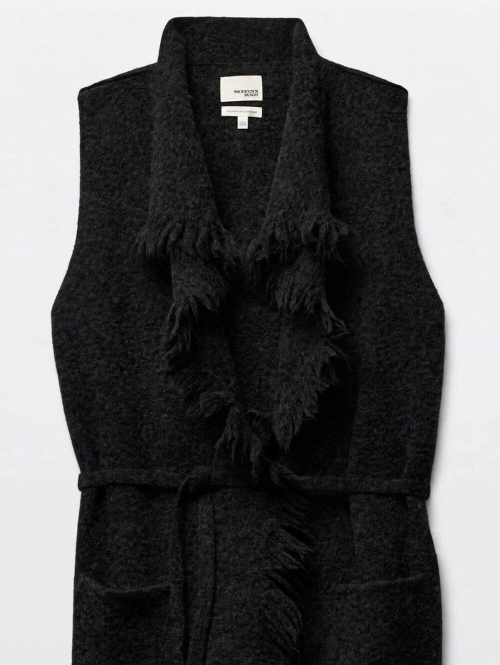 aritzia wilfred fringe fei vest
